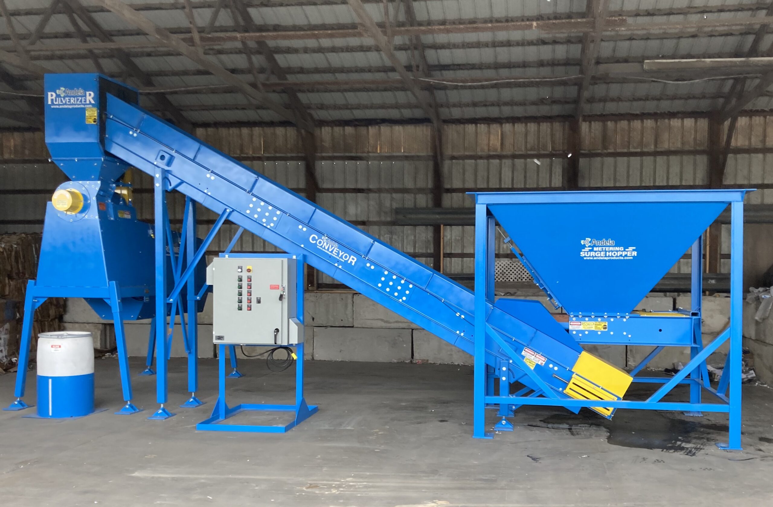 <b>GP-05L </br>Glass Pulverizer</b></br></br> The GP‑05L recycles waste glass into sand and gravel at 1–2 tons/hour, separating out trash.