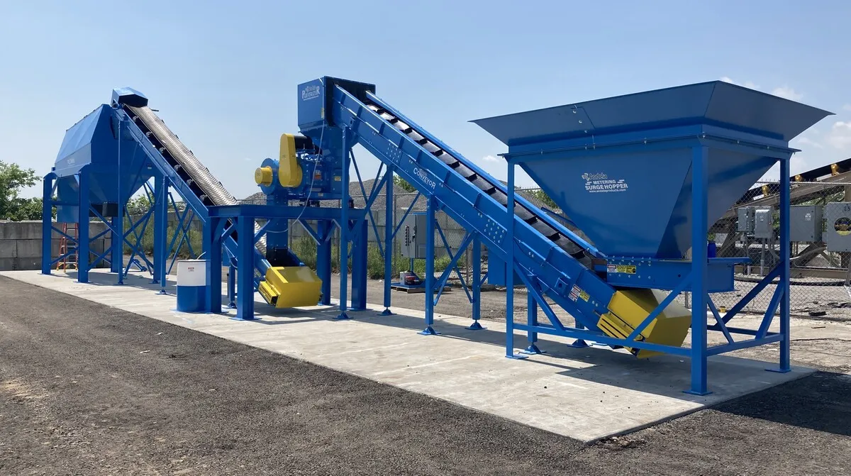 <b>GP-1HD </br>Glass Pulverizer</b></br></br> The Andela GP-1HD Glass Pulverizer System processes up to 10 tons of waste glass per hour.