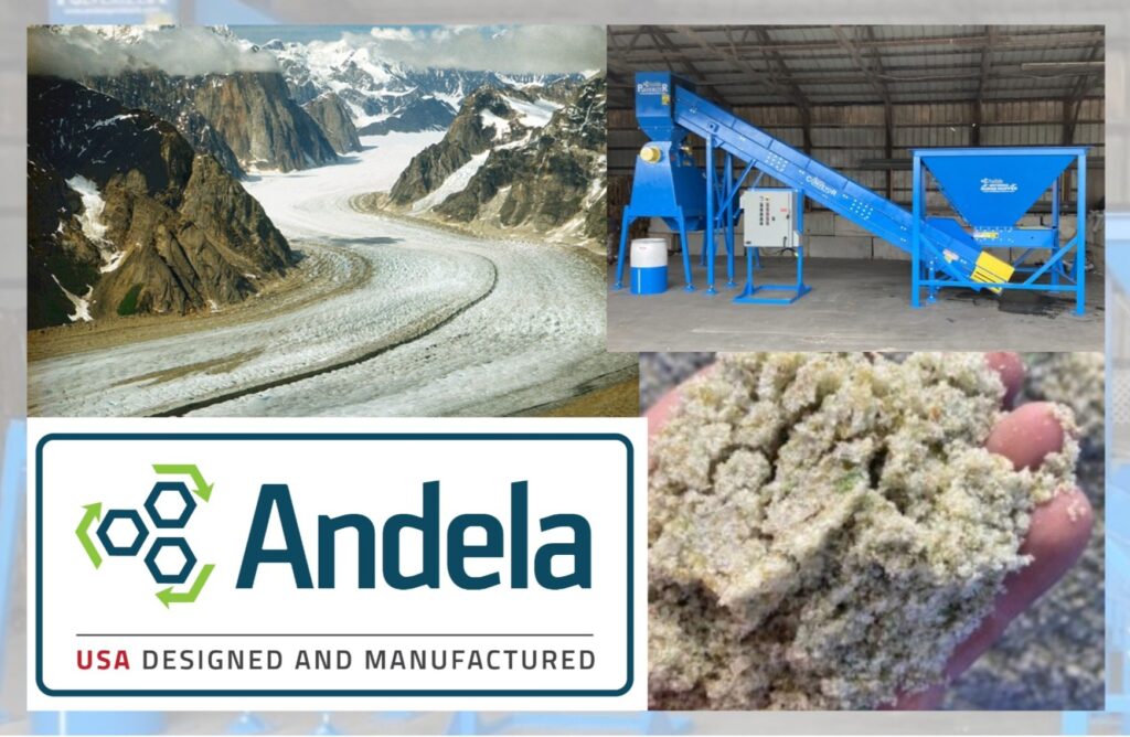 Matsu glass recycling collage